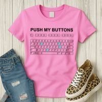 Push My Buttons Women's T-Shirt thumb 3