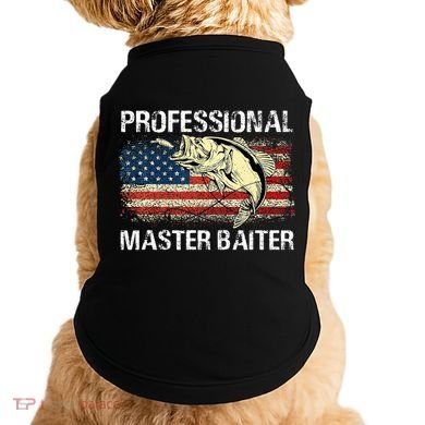 Professional Master Baiter Retro American Flag Doggie Tank