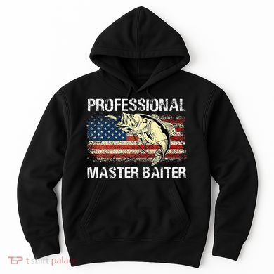 Professional Master Baiter Retro American Flag Hoodie