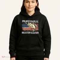 Professional Master Baiter Retro American Flag Hoodie thumb 5