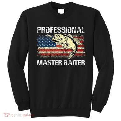 Professional Master Baiter Retro American Flag Sweatshirt