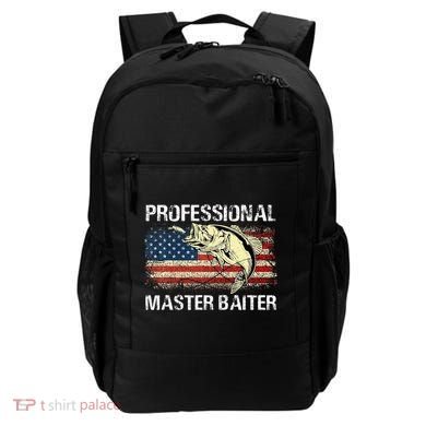 Professional Master Baiter Retro American Flag Backpack