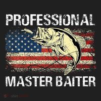 Professional Master Baiter Retro American Flag Beanie thumb 2