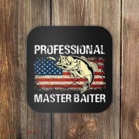 Professional Master Baiter Retro American Flag Coaster thumb 0