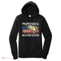 Professional Master Baiter Retro American Flag Women's Hoodie thumb 0