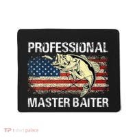 Professional Master Baiter Retro American Flag Mousepad thumb 0
