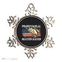 Professional Master Baiter Retro American Flag Ornament thumb 0