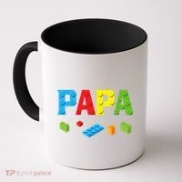 Papa Master Builder Building Bricks Blocks Family Set Parent Coffee Mug thumb 0