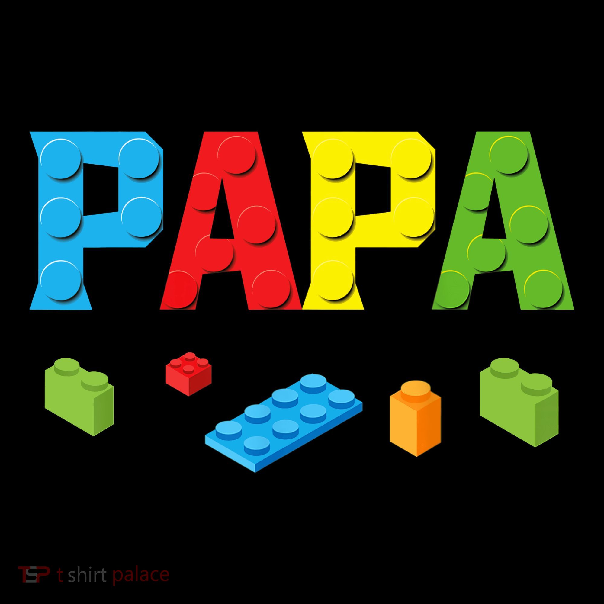 Papa Master Builder Building Bricks Blocks Family Set Parent Coffee Mug
