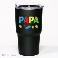 Papa Master Builder Building Bricks Blocks Family Set Parent Tumbler thumb 0