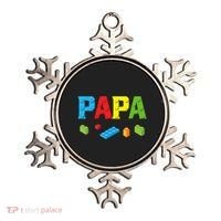 Papa Master Builder Building Bricks Blocks Family Set Parent Ornament thumb 0