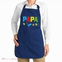 Papa Master Builder Building Bricks Blocks Family Set Parent Apron thumb 2
