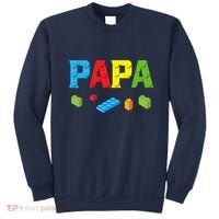 Papa Master Builder Building Bricks Blocks Family Set Parent Sweatshirt thumb 0