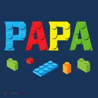 Papa Master Builder Building Bricks Blocks Family Set Parent Coaster thumb 2