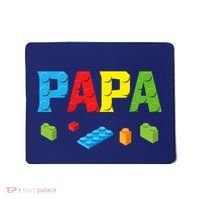 Papa Master Builder Building Bricks Blocks Family Set Parent Mousepad thumb 0