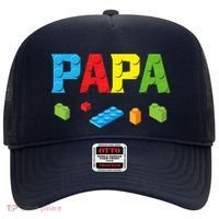 Papa Master Builder Building Bricks Blocks Family Set Parent Hat thumb 0
