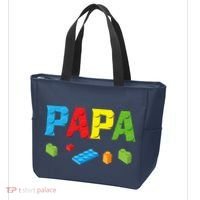 Papa Master Builder Building Bricks Blocks Family Set Parent Tote Bag thumb 3