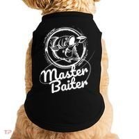 Professional Master Baiter Retro American Flag Funny Fishing Doggie Tank thumb 0