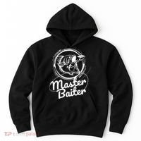 Professional Master Baiter Retro American Flag Funny Fishing Hoodie thumb 0