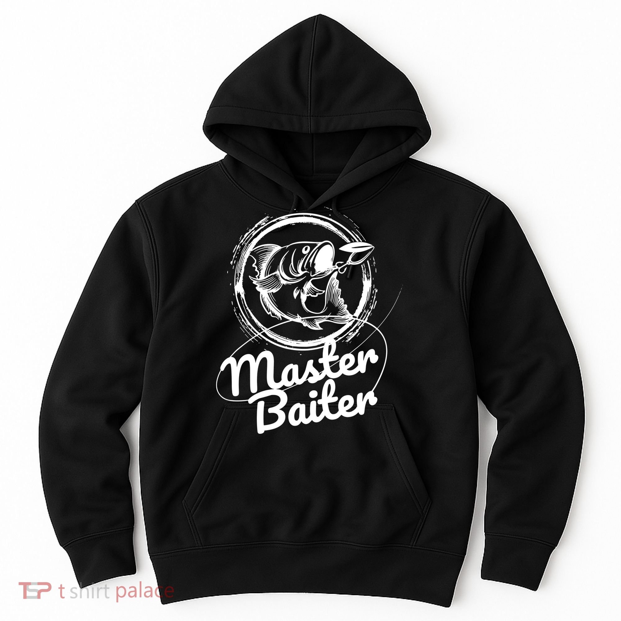Professional Master Baiter Retro American Flag Funny Fishing Hoodie