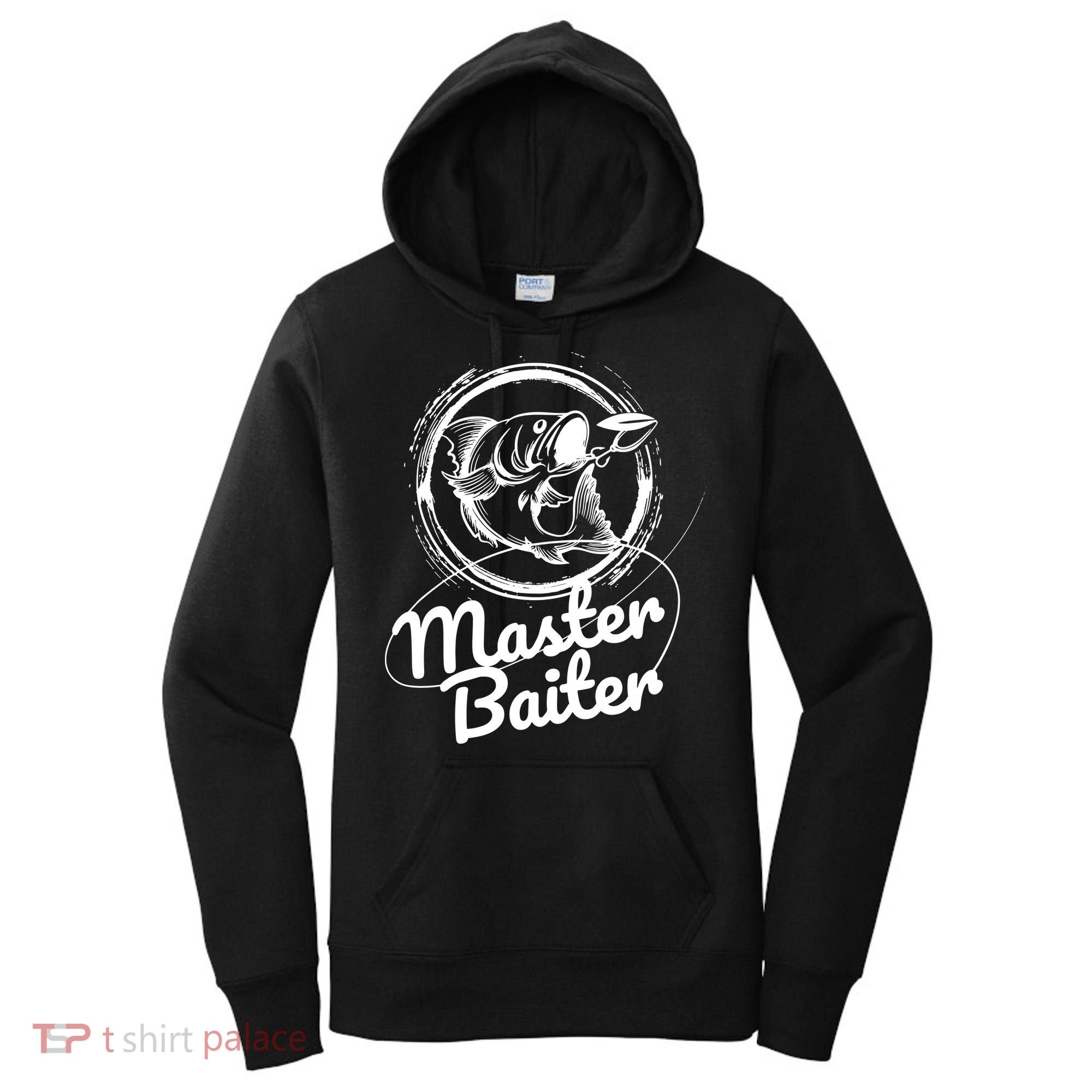 Professional Master Baiter Retro American Flag Funny Fishing Women's Hoodie