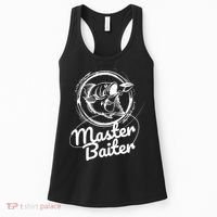 Professional Master Baiter Retro American Flag Funny Fishing Women's Tank Top thumb 0
