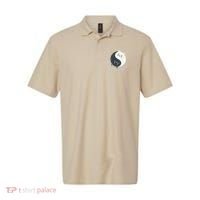 Purrfect Match Balance Cats Cute Kawaii Art Polo thumb 0