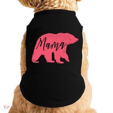Pink Mama Bear Doggie Tank