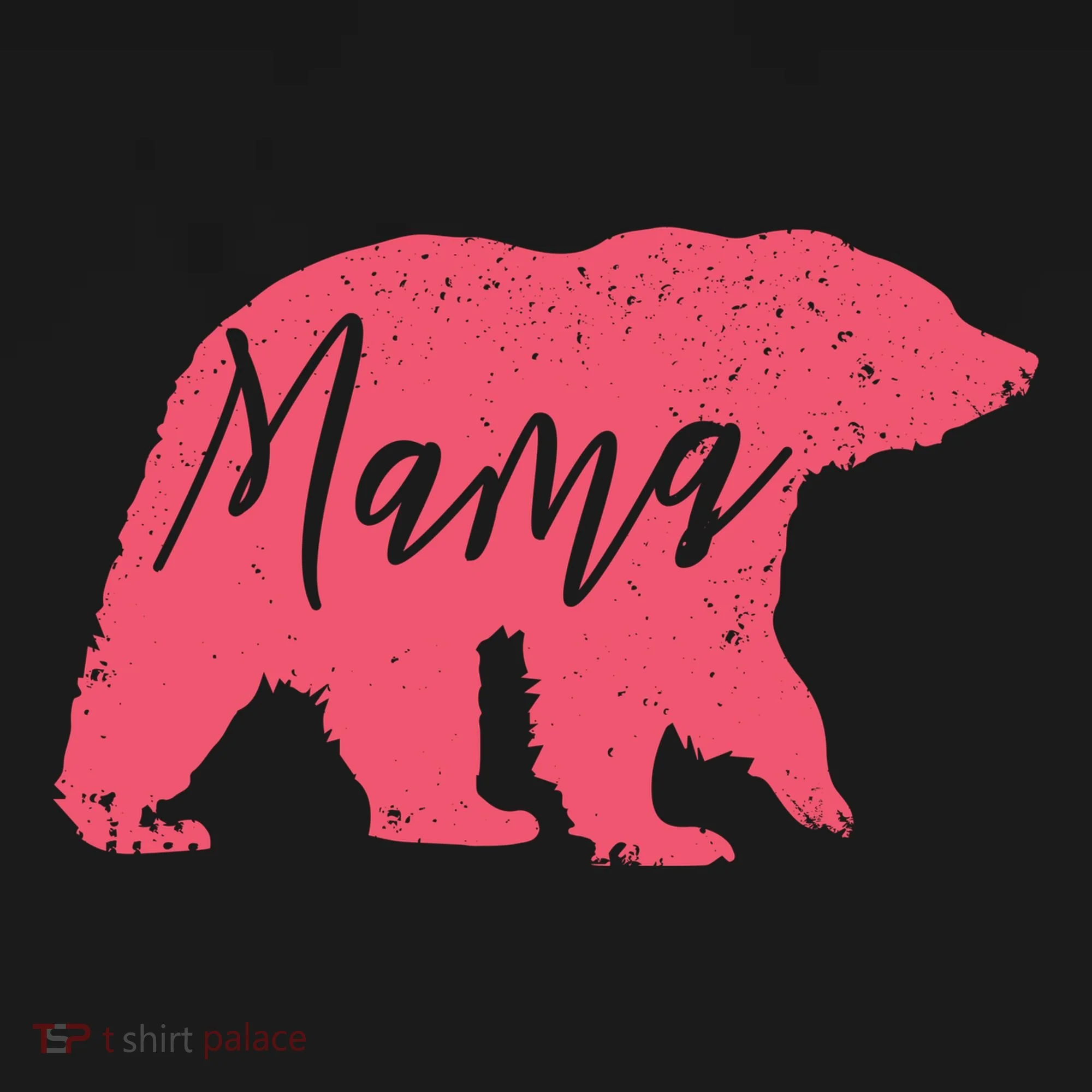 Pink Mama Bear Doggie Tank