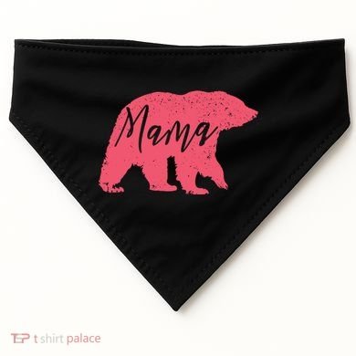 Pink Mama Bear USA-Made Doggie Bandana