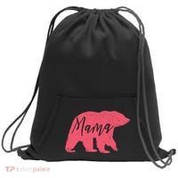 Pink Mama Bear Sweatshirt Cinch Pack Bag thumb 0