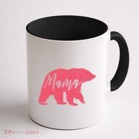 Pink Mama Bear Coffee Mug thumb 1