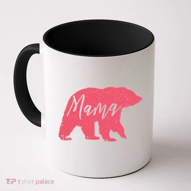 Pink Mama Bear Coffee Mug