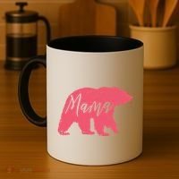 Pink Mama Bear Coffee Mug thumb 4