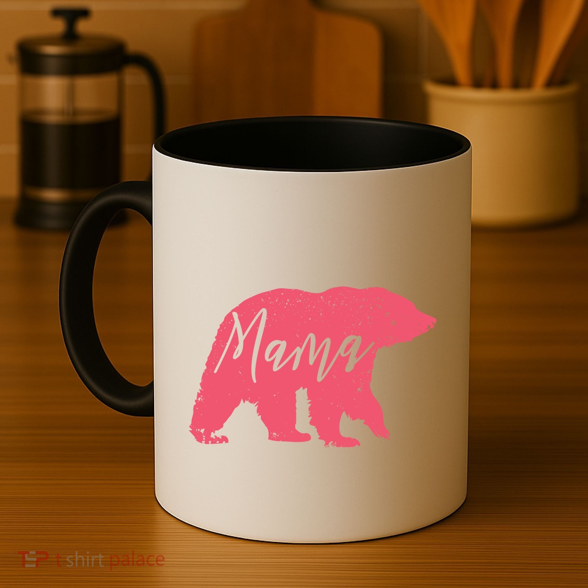Pink Mama Bear Coffee Mug