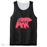 Pink Mama Bear Mesh Reversible Basketball Jersey Tank thumb 0