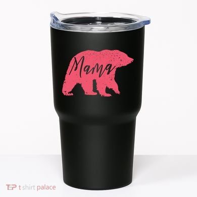 Pink Mama Bear Tumbler
