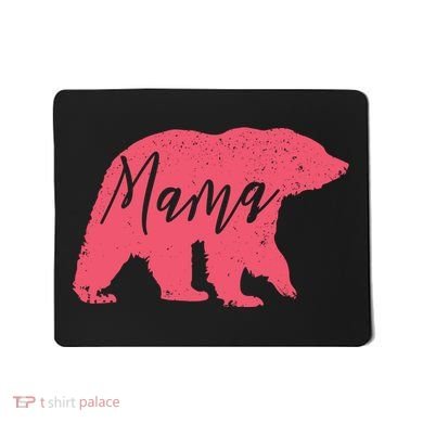 Pink Mama Bear Mousepad