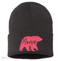 Pink Mama Bear Sustainable Knit Beanie thumb 0