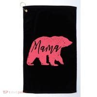 Pink Mama Bear Golf Towel thumb 0
