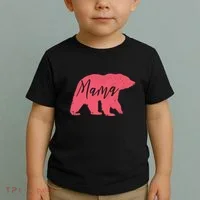 Pink Mama Bear Toddler T-Shirt thumb 2