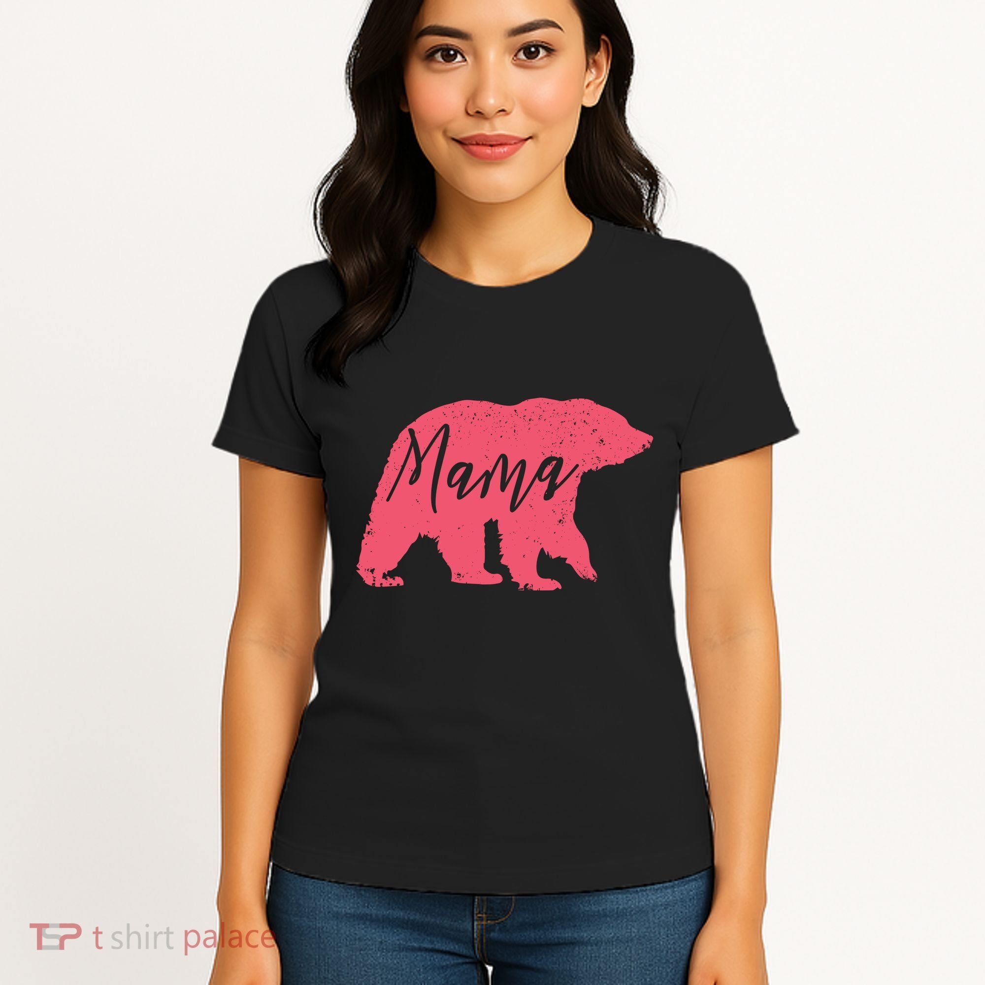 Pink Mama Bear Women's T-Shirt