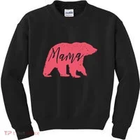 Pink Mama Bear Kids Sweatshirt thumb 0