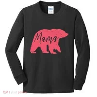 Pink Mama Bear Kids Long Sleeve Shirt thumb 0