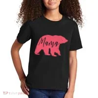 Pink Mama Bear Kids T-Shirt thumb 2