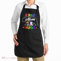 Pride Mama Bear Free Mom Hugs Apron thumb 2