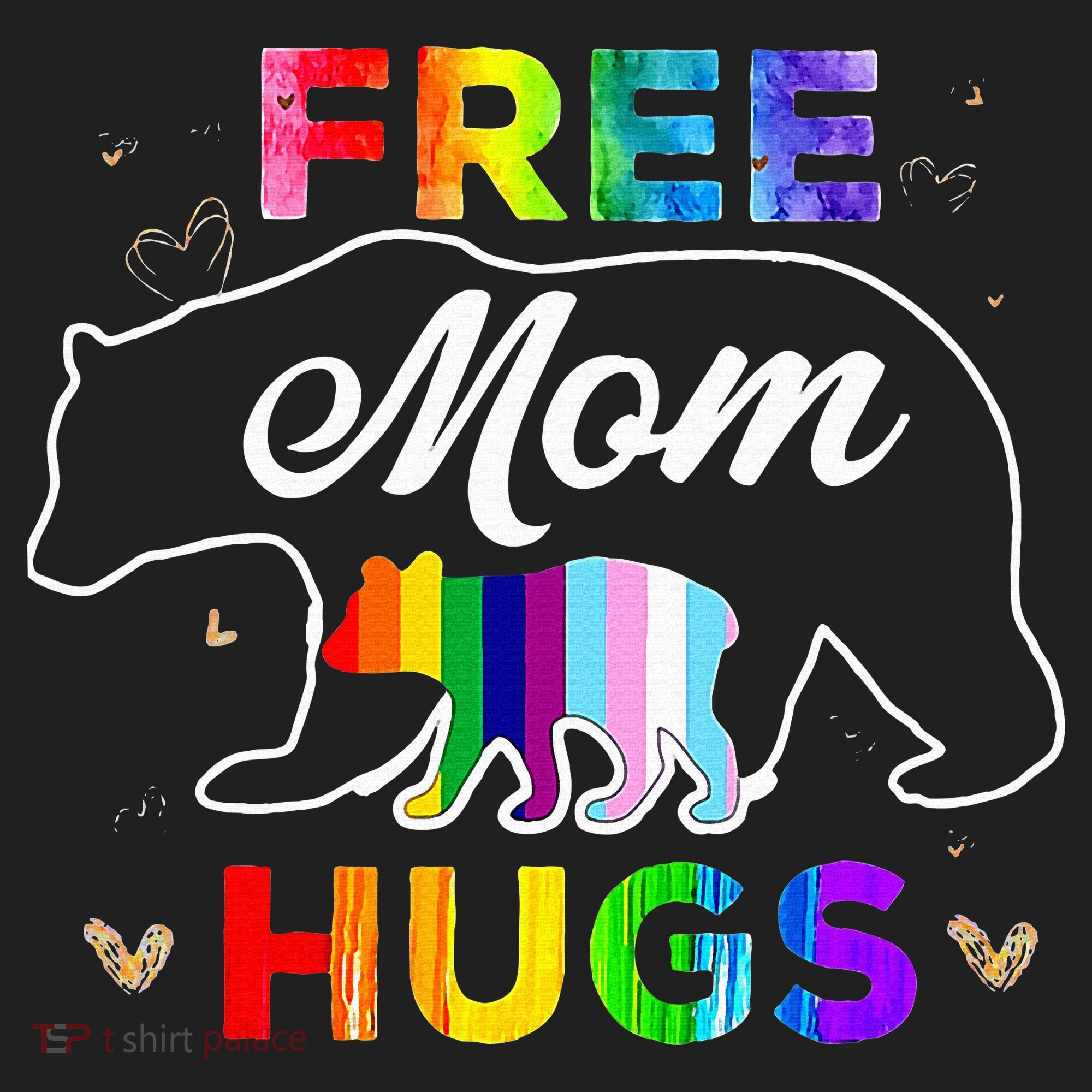 Pride Mama Bear Free Mom Hugs Beanie