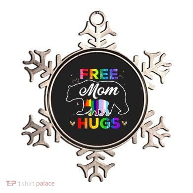 Pride Mama Bear Free Mom Hugs Ornament