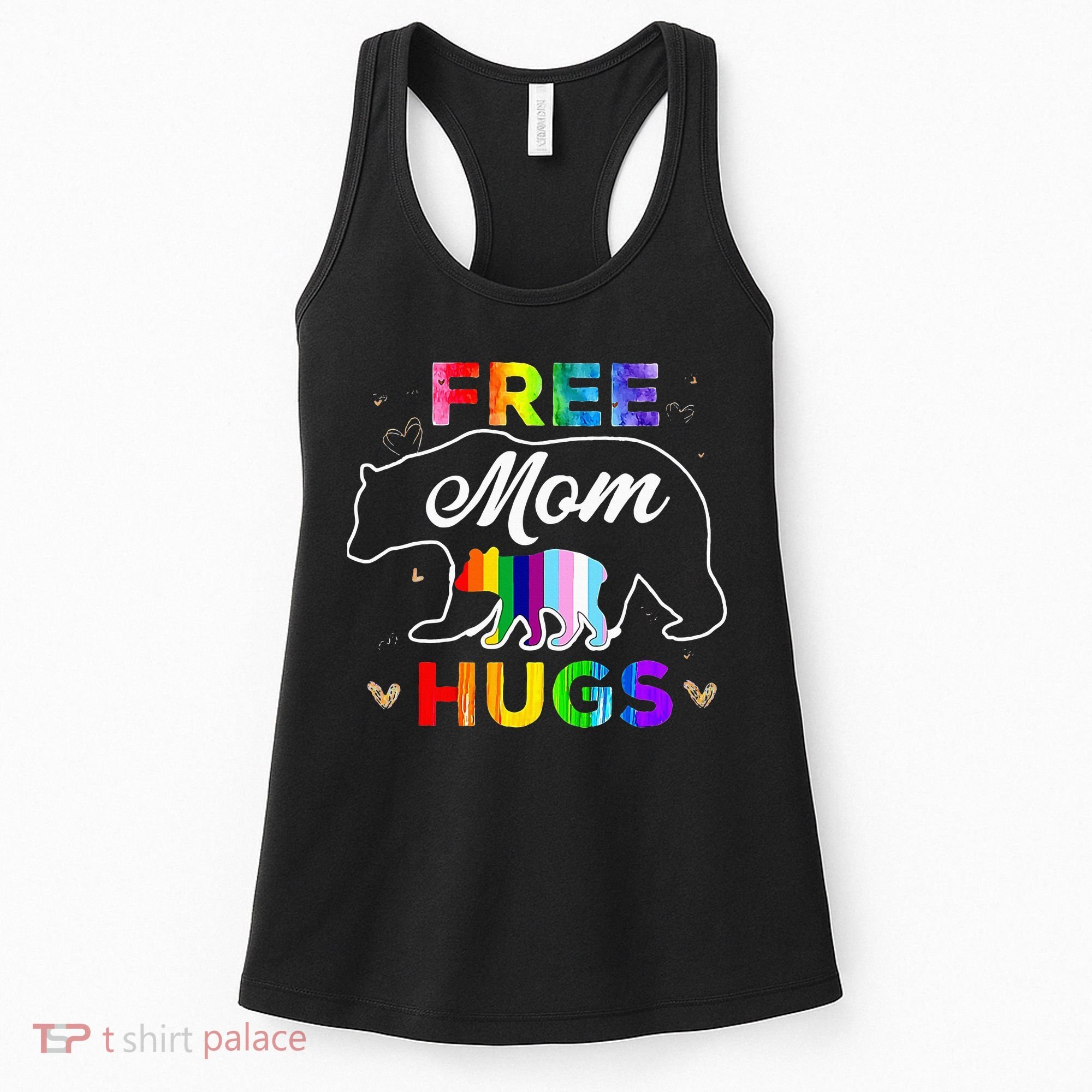 Pride Mama Bear Free Mom Hugs Women's Tank Top