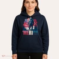 Patriotic Merica Bigfoot Sasquatch Hoodie thumb 5
